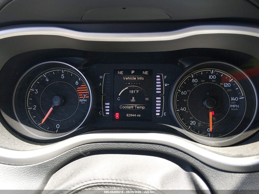 2016 Jeep Cherokee VIN 1C4PJMAB2GW313979 IAAI salvage auction — NORMAL WEAR, Sf97 (California), sold $7,475 on 2026-07-30 (photo 7)