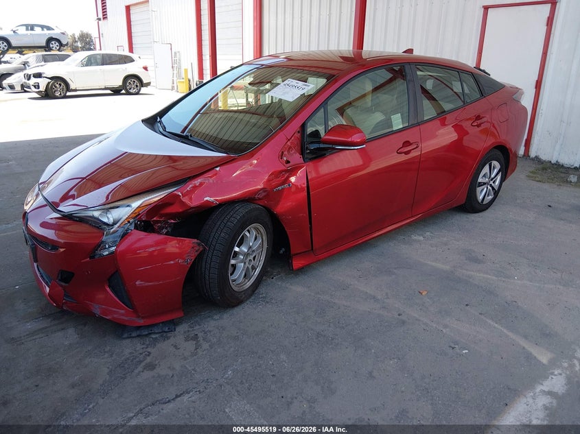 2017 Toyota Prius VIN JTDKARFU7H3537155 IAAI salvage auction — LEFT FRONT, Salvage (California), sold $3,050 on 2026-07-29 (photo 2)