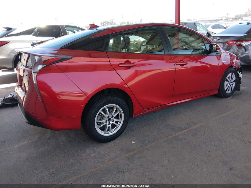 2017 Toyota Prius VIN JTDKARFU7H3537155 IAAI salvage auction — LEFT FRONT, Salvage (California), sold $3,050 on 2026-07-29 (photo 4)