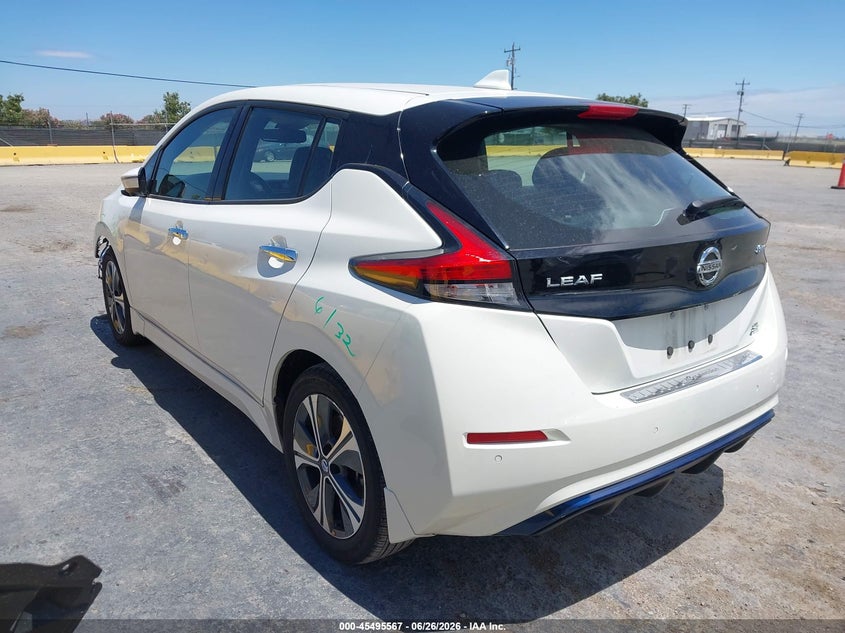 2020 Nissan Leaf VIN 1N4BZ1DPXLC305915 IAAI salvage auction — FRONT END, Salvage (California), sold $6,000 on 2026-07-10 (photo 3)