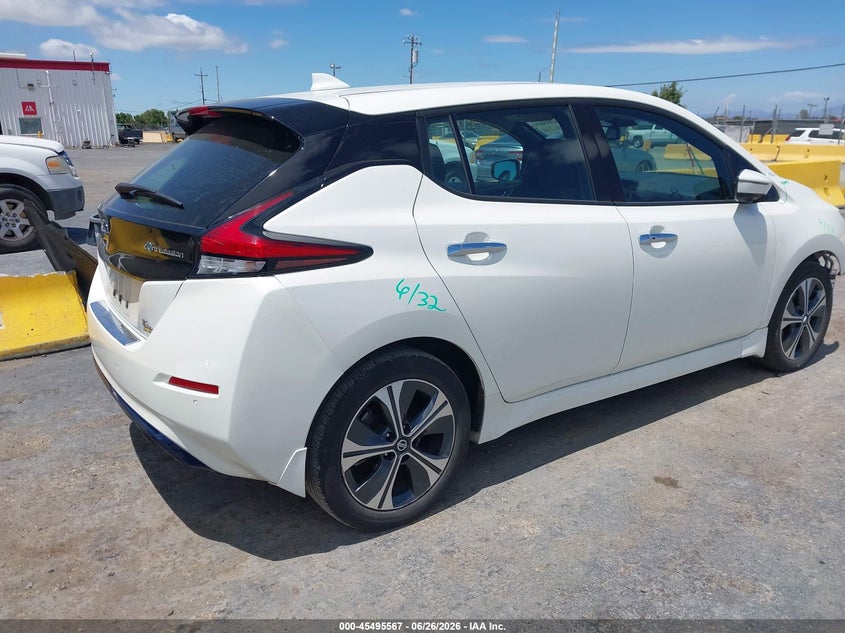 2020 Nissan Leaf VIN 1N4BZ1DPXLC305915 IAAI salvage auction — FRONT END, Salvage (California), sold $6,000 on 2026-07-10 (photo 4)