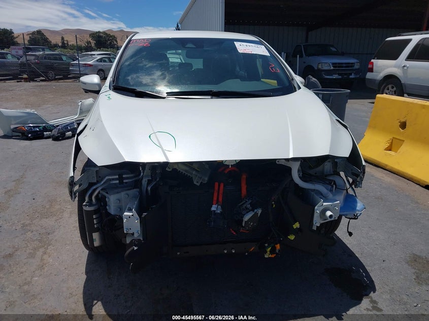 2020 Nissan Leaf VIN 1N4BZ1DPXLC305915 IAAI salvage auction — FRONT END, Salvage (California), sold $6,000 on 2026-07-10 (photo 6)