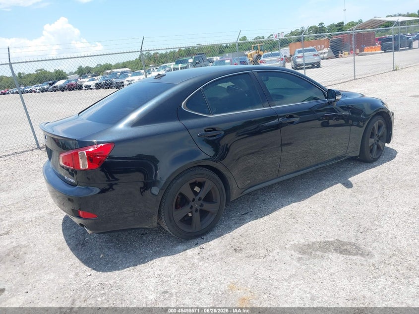 2012 Lexus Is VIN JTHBF5C21C5184341 IAAI salvage auction — LEFT FRONT, Rebuildable (Florida), sold $25 on 2026-07-30 (photo 4)