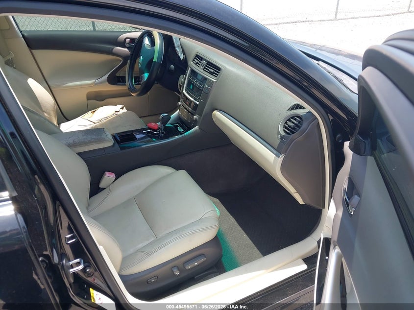 2012 Lexus Is VIN JTHBF5C21C5184341 IAAI salvage auction — LEFT FRONT, Rebuildable (Florida), sold $25 on 2026-07-30 (photo 5)