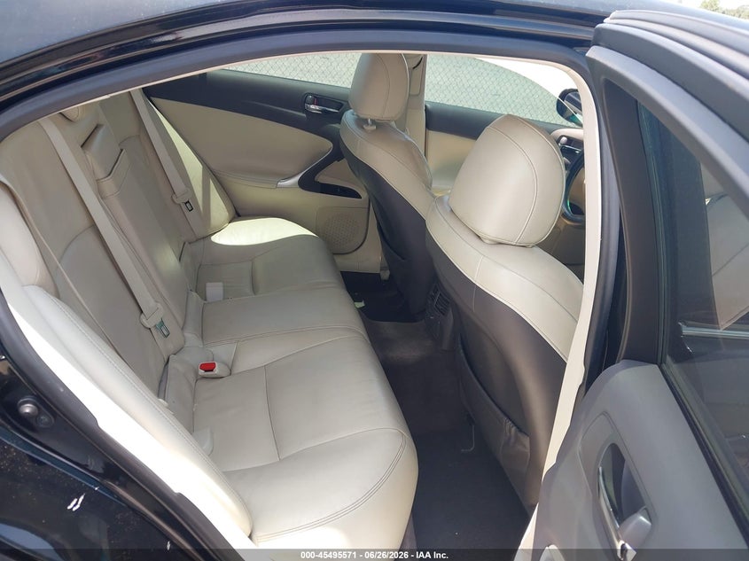 2012 Lexus Is VIN JTHBF5C21C5184341 IAAI salvage auction — LEFT FRONT, Rebuildable (Florida), sold $25 on 2026-07-30 (photo 8)