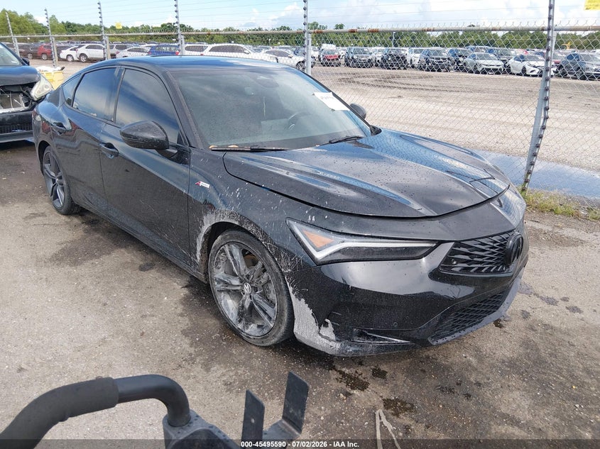 2023 Acura Integra VIN 19UDE4H64PA005503 IAAI salvage auction — WATER/FLOOD, Salvage (Louisiana), sold $7,050 on 2026-08-03 (photo 1)