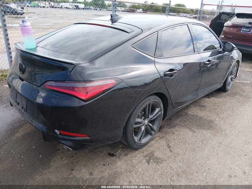 2023 Acura Integra VIN 19UDE4H64PA005503 IAAI salvage auction — WATER/FLOOD, Salvage (Louisiana), sold $7,050 on 2026-08-03 (photo 4)