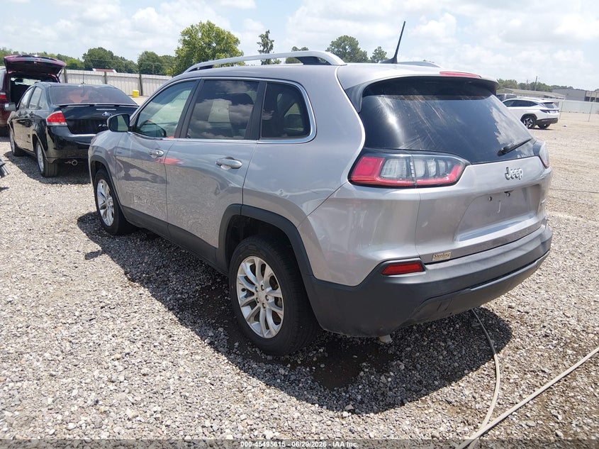 2019 Jeep Cherokee VIN 1C4PJLCB6KD266192 IAAI salvage auction — REAR END, Salvage (Louisiana), sold $2,550 on 2026-07-19 (photo 3)