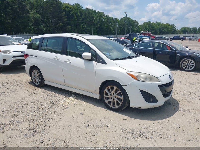 2012 Mazda 5 VIN JM1CW2CL4C0105335 IAAI salvage auction — REAR END, Salvage (Georgia), sold $750 on 2026-07-23 (photo 1)