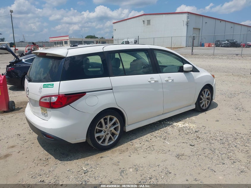 2012 Mazda 5 VIN JM1CW2CL4C0105335 IAAI salvage auction — REAR END, Salvage (Georgia), sold $750 on 2026-07-23 (photo 4)