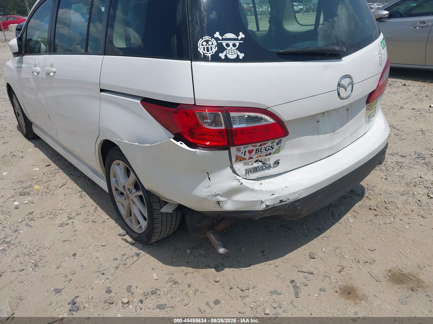 2012 Mazda 5 VIN JM1CW2CL4C0105335 IAAI salvage auction — REAR END, Salvage (Georgia), sold $750 on 2026-07-23 (photo 6)