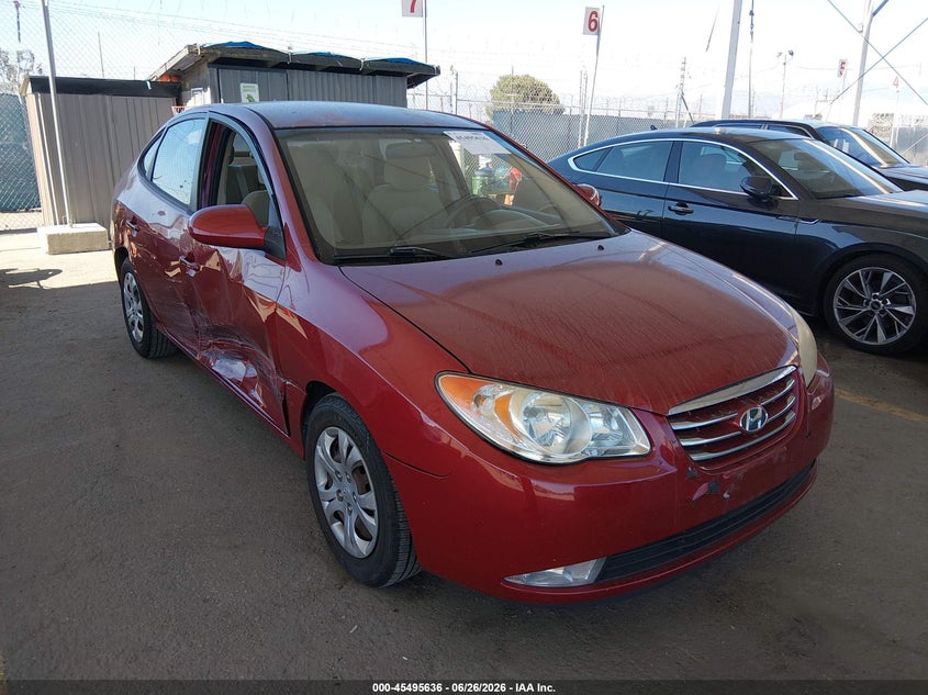 2010 Hyundai Elantra VIN KMHDU4AD5AU872632 IAAI salvage auction — SIDE, Salvage (California), sold $750 on 2026-07-11 (photo 1)