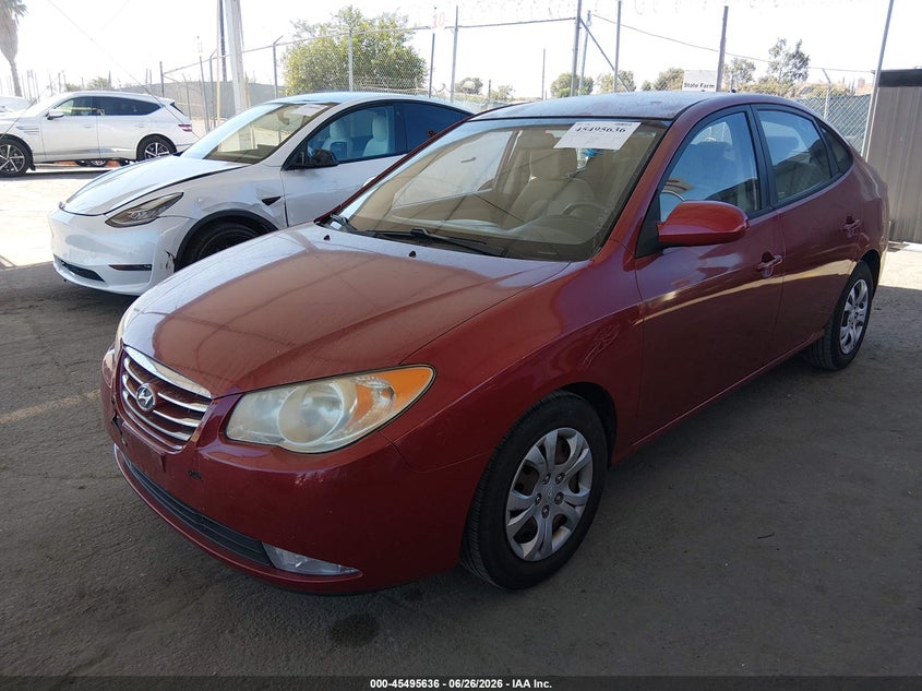 2010 Hyundai Elantra VIN KMHDU4AD5AU872632 IAAI salvage auction — SIDE, Salvage (California), sold $750 on 2026-07-11 (photo 2)