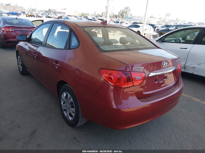 2010 Hyundai Elantra VIN KMHDU4AD5AU872632 IAAI salvage auction — SIDE, Salvage (California), sold $750 on 2026-07-11 (photo 3)
