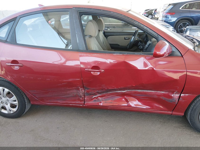 2010 Hyundai Elantra VIN KMHDU4AD5AU872632 IAAI salvage auction — SIDE, Salvage (California), sold $750 on 2026-07-11 (photo 6)