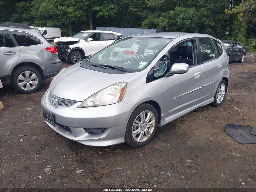 2011 Honda Fit VIN JHMGE8H59BC017037 IAAI salvage auction — LEFT REAR, Salvage Title, sold $25 on 2026-07-21 (photo 2)