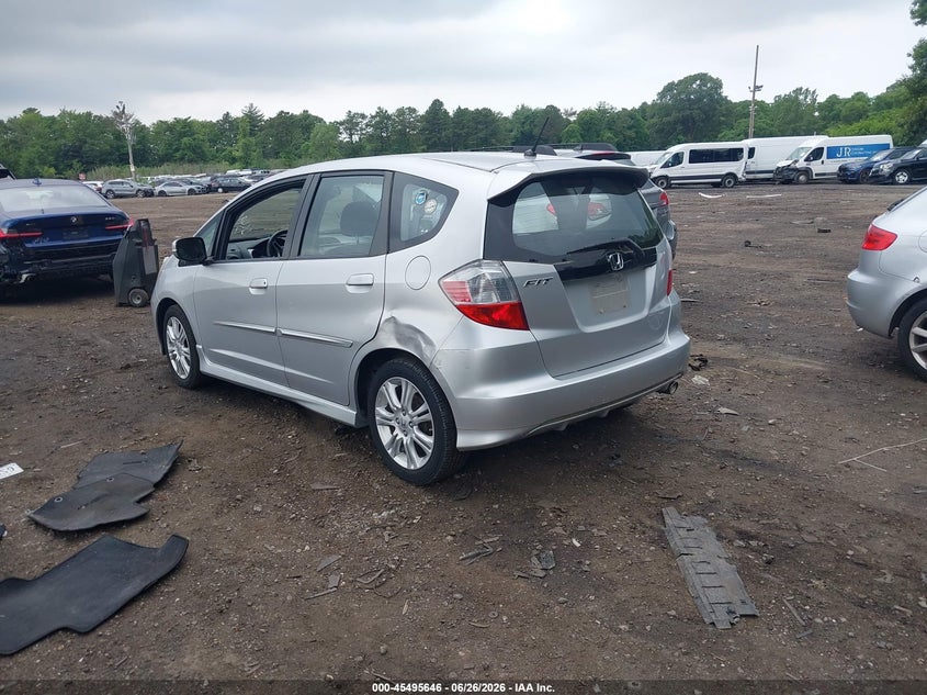 2011 Honda Fit VIN JHMGE8H59BC017037 IAAI salvage auction — LEFT REAR, Salvage Title, sold $25 on 2026-07-21 (photo 3)