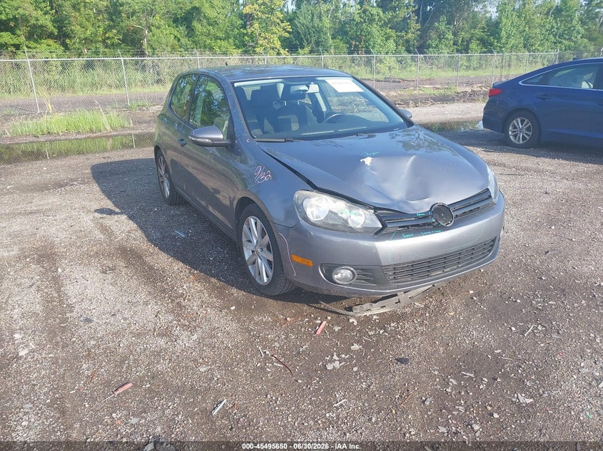2011 Volkswagen Golf VIN WVWMM7AJ1BW324824 IAAI salvage auction — FRONT & REAR, Rebuildable (Florida), sold $525 on 2026-07-10 (photo 1)