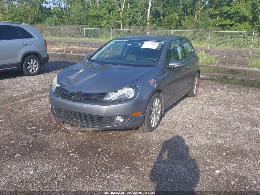 2011 Volkswagen Golf VIN WVWMM7AJ1BW324824 IAAI salvage auction — FRONT & REAR, Rebuildable (Florida), sold $525 on 2026-07-10 (photo 2)