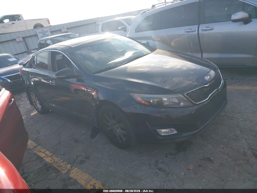 2015 Kia Optima VIN 5XXGN4A78FG418364 IAAI salvage auction — REAR END, Salvage (Idaho), sold $25 on 2026-07-29 (photo 1)