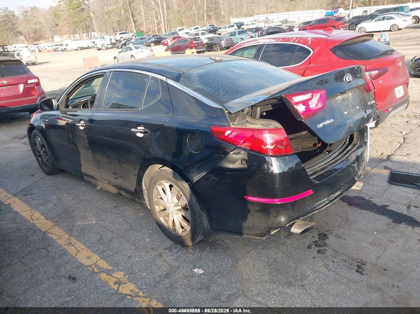 2015 Kia Optima VIN 5XXGN4A78FG418364 IAAI salvage auction — REAR END, Salvage (Idaho), sold $25 on 2026-07-29 (photo 3)
