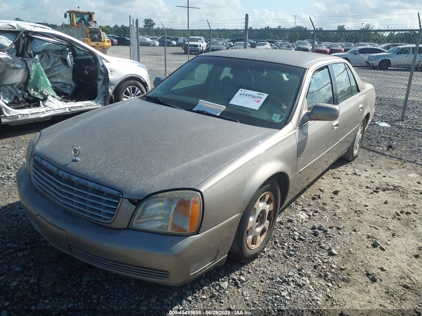 2000 Cadillac Deville VIN 1G6KD54Y6YU285952 IAAI salvage auction — NORMAL WEAR, Clear (Tennessee), sold $300 on 2026-07-07 (photo 2)