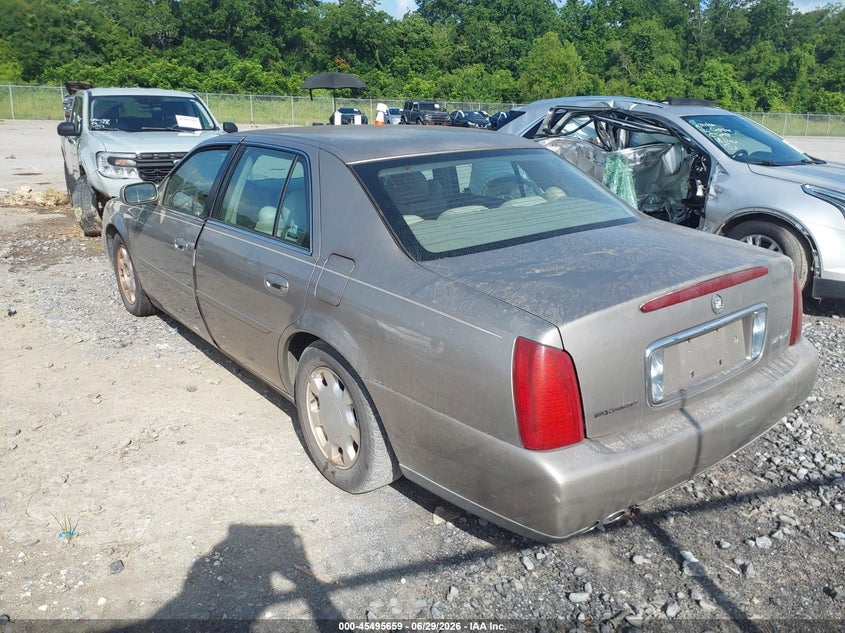 2000 Cadillac Deville VIN 1G6KD54Y6YU285952 IAAI salvage auction — NORMAL WEAR, Clear (Tennessee), sold $300 on 2026-07-07 (photo 3)