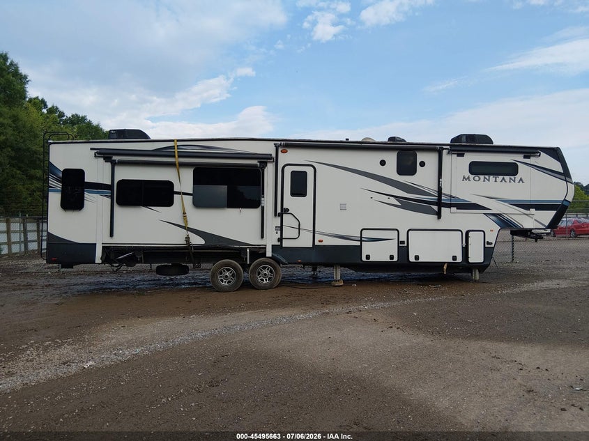 2021 Keystone Montana VIN 4YDF37823M4702681 IAAI salvage auction — SIDE, Salvage (Tennessee), sold $8,100 on 2026-07-29 (photo 6)