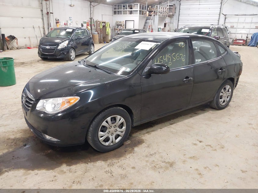 2010 Hyundai Elantra VIN KMHDU4AD6AU113410 IAAI salvage auction — REAR END, Salvage (Pennsylvania), sold $375 on 2026-07-10 (photo 2)