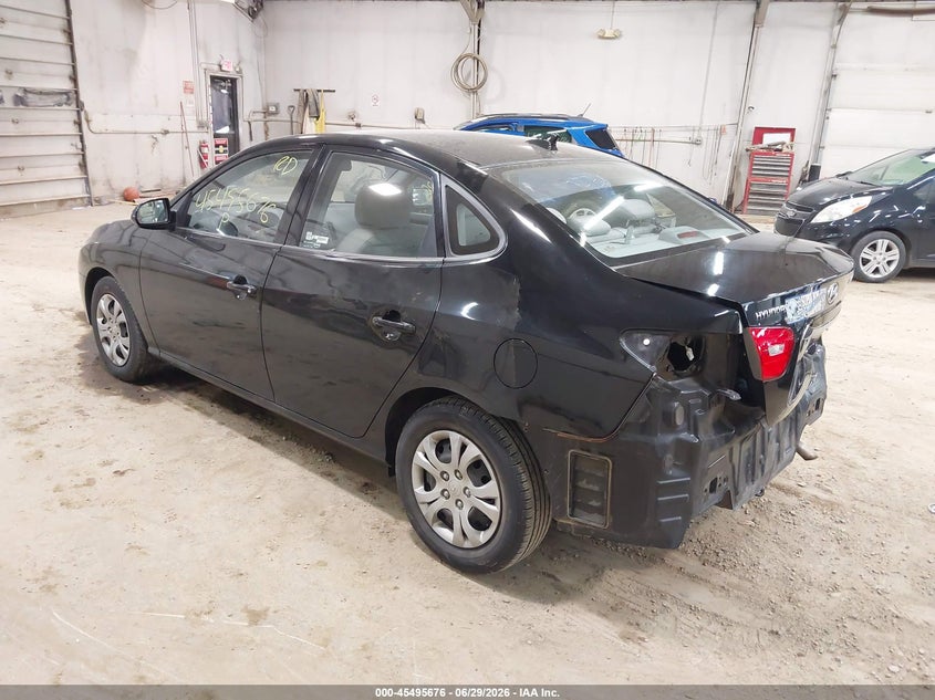 2010 Hyundai Elantra VIN KMHDU4AD6AU113410 IAAI salvage auction — REAR END, Salvage (Pennsylvania), sold $375 on 2026-07-10 (photo 3)