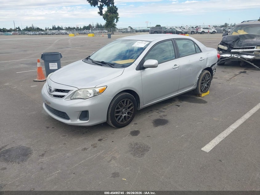 2012 Toyota Corolla VIN 5YFBU4EE4CP067557 IAAI salvage auction — REAR END, Salvage (California), sold $1,750 on 2026-07-21 (photo 2)