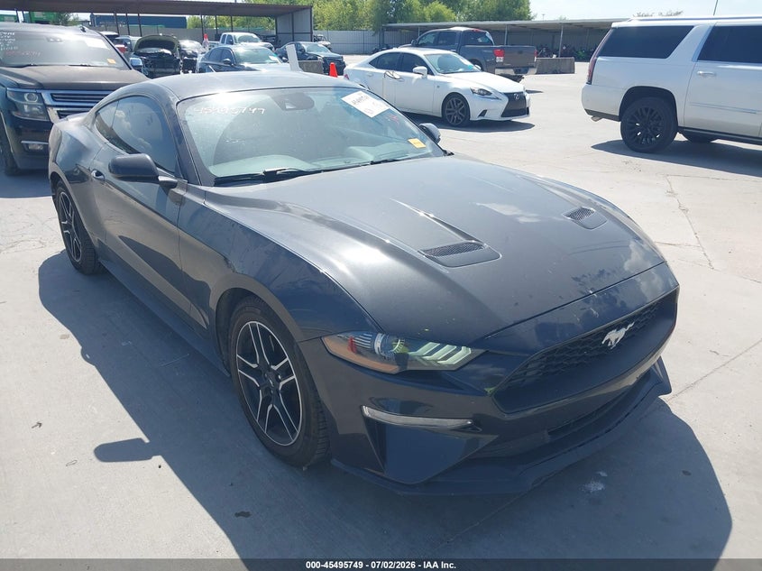 2022 Ford Mustang VIN 1FA6P8TH2N5134997 IAAI salvage auction — REAR END, Original (Texas), sold $7,100 on 2026-08-21 (photo 1)