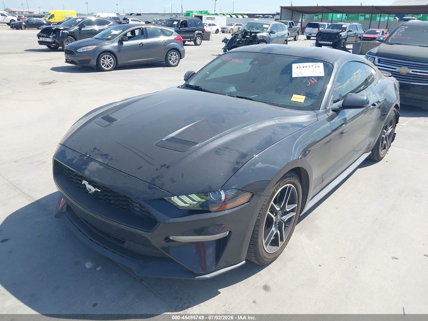 2022 Ford Mustang VIN 1FA6P8TH2N5134997 IAAI salvage auction — REAR END, Original (Texas), sold $7,100 on 2026-08-21 (photo 2)