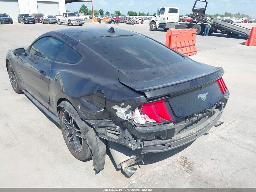 2022 Ford Mustang VIN 1FA6P8TH2N5134997 IAAI salvage auction — REAR END, Original (Texas), sold $7,100 on 2026-08-21 (photo 3)