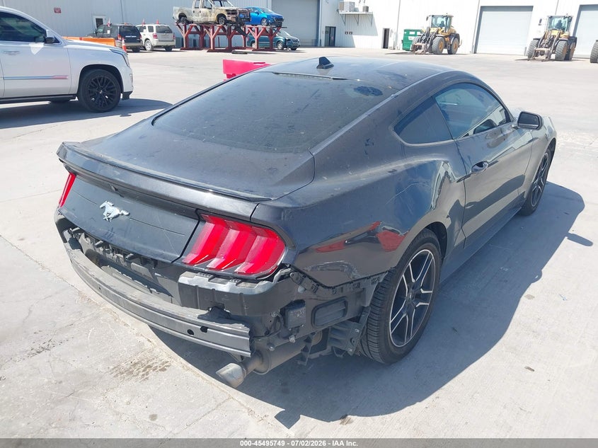 2022 Ford Mustang VIN 1FA6P8TH2N5134997 IAAI salvage auction — REAR END, Original (Texas), sold $7,100 on 2026-08-21 (photo 4)