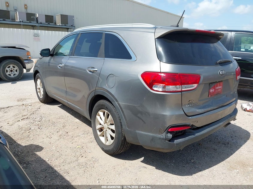 2016 Kia Sorento VIN 5XYPG4A58GG110441 IAAI salvage auction — NORMAL WEAR, Original (Texas), sold $1,000 on 2026-07-23 (photo 3)
