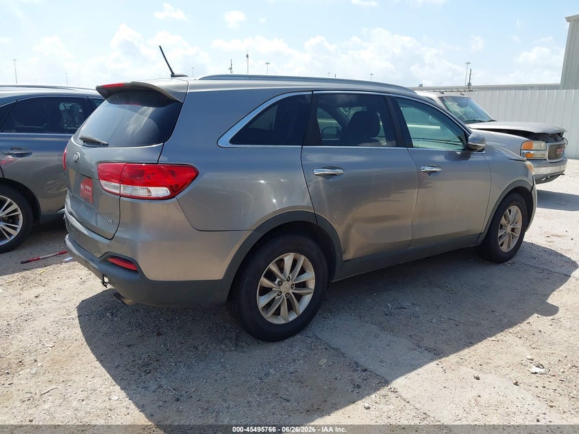 2016 Kia Sorento VIN 5XYPG4A58GG110441 IAAI salvage auction — NORMAL WEAR, Original (Texas), sold $1,000 on 2026-07-23 (photo 4)