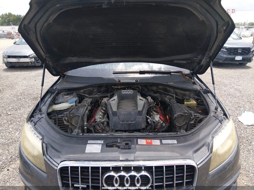 2010 Audi Q7 VIN WA1DVAFE0AD003352 IAAI salvage auction — NORMAL WEAR, Reconstructed (Louisiana), sold $350 on 2026-07-29 (photo 9)