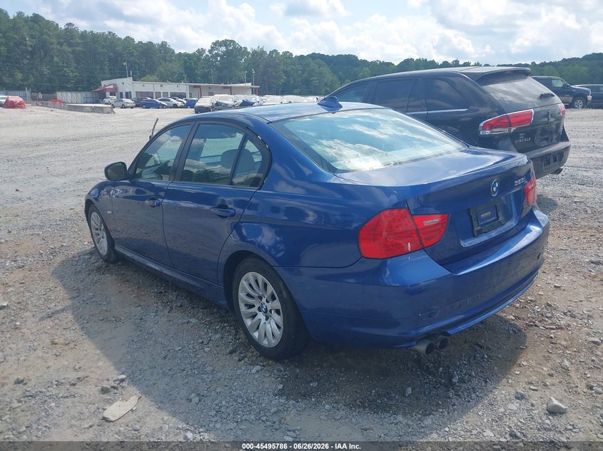 2009 BMW 3 series VIN WBAPH77509NL81606 IAAI salvage auction — NORMAL WEAR, Repossession Paperwork (Georgia), sold $375 on 2026-07-14 (photo 3)
