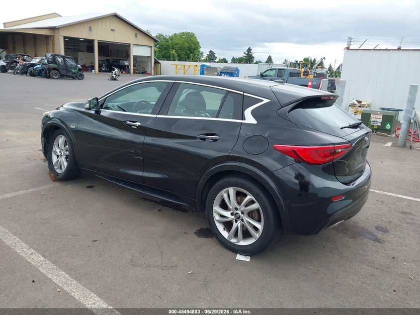 2017 Infiniti Qx30 VIN SJKCH5CP1HA032762 IAAI salvage auction — LEFT FRONT, Salvage Title, sold $1,450 on 2026-07-21 (photo 3)