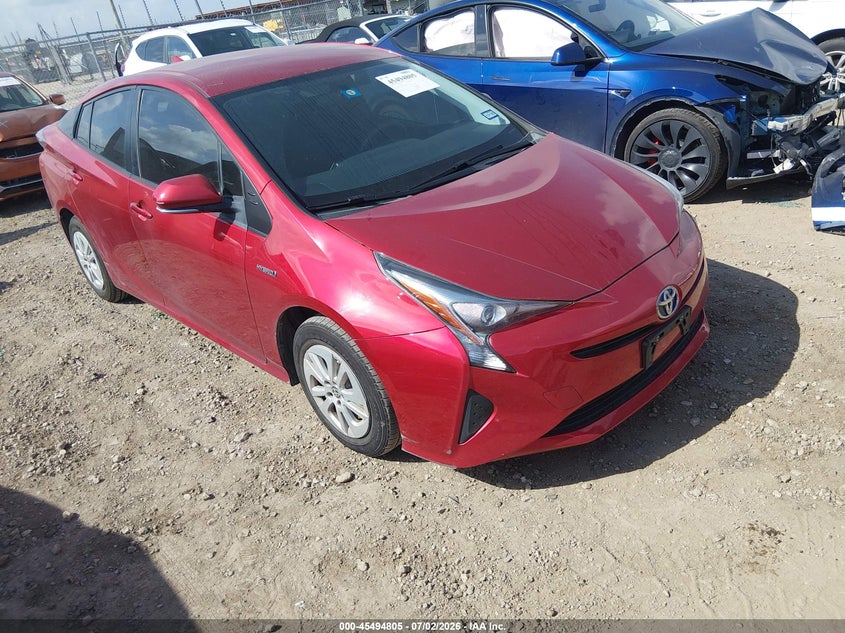 2016 Toyota Prius VIN JTDKBRFU5G3531950 IAAI salvage auction — LEFT SIDE, Original (Texas), sold $3,850 on 2026-07-30 (photo 1)