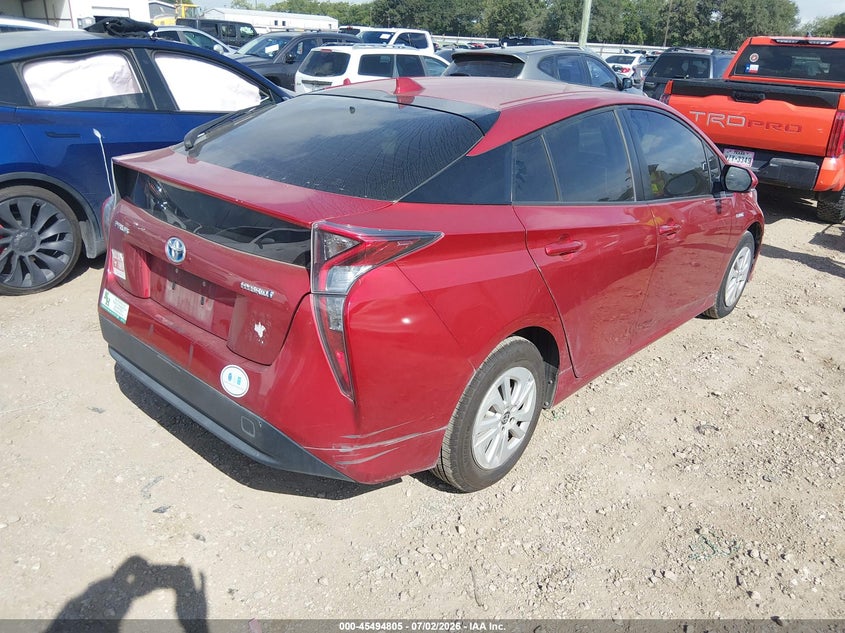 2016 Toyota Prius VIN JTDKBRFU5G3531950 IAAI salvage auction — LEFT SIDE, Original (Texas), sold $3,850 on 2026-07-30 (photo 4)