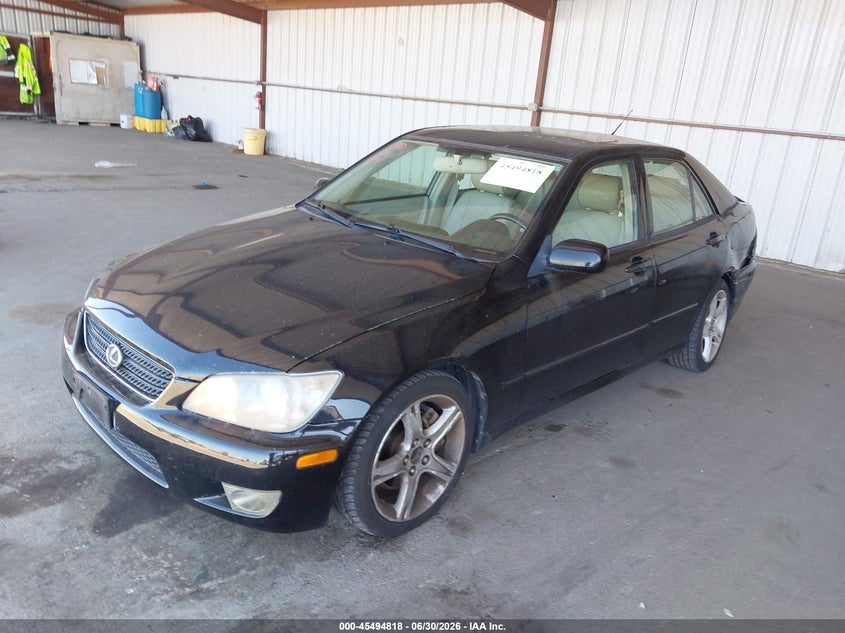 2005 Lexus Is 300 VIN JTHBD192150100038 IAAI salvage auction — LEFT REAR, Salvage (California), sold $2,200 on 2026-07-23 (photo 2)
