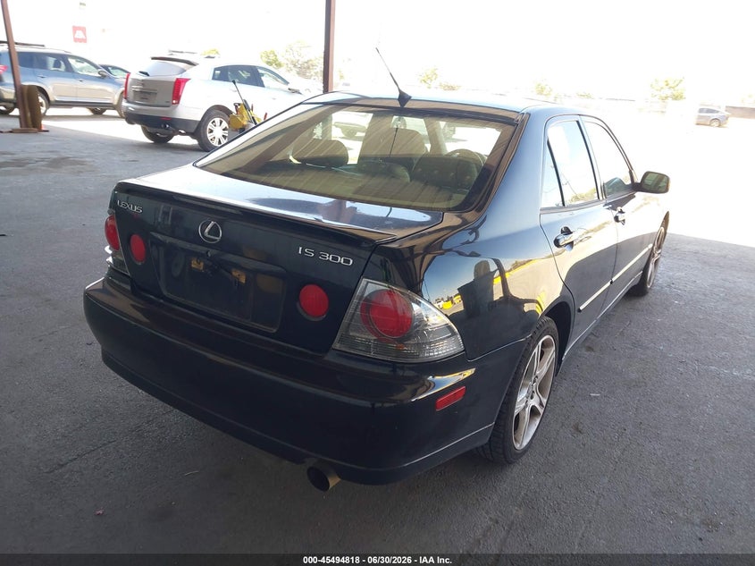 2005 Lexus Is 300 VIN JTHBD192150100038 IAAI salvage auction — LEFT REAR, Salvage (California), sold $2,200 on 2026-07-23 (photo 4)