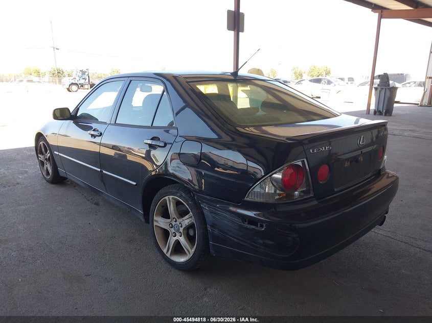 2005 Lexus Is 300 VIN JTHBD192150100038 IAAI salvage auction — LEFT REAR, Salvage (California), sold $2,200 on 2026-07-23 (photo 6)