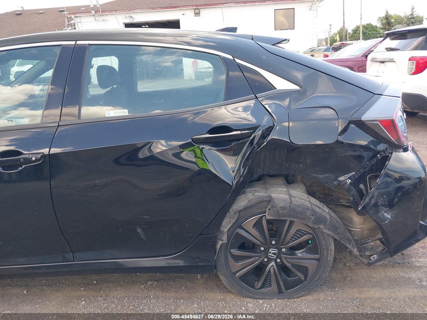 2019 Honda Civic VIN SHHFK7H69KU406531 IAAI salvage auction — LEFT REAR, Mv-907A (New York), sold $25 on 2026-07-29 (photo 6)