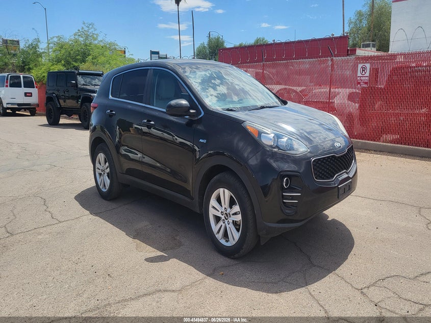 2018 Kia Sportage VIN KNDPMCACXJ7436778 IAAI salvage auction — THEFT, Clear (Arizona), sold $3,600 on 2026-07-21 (photo 1)