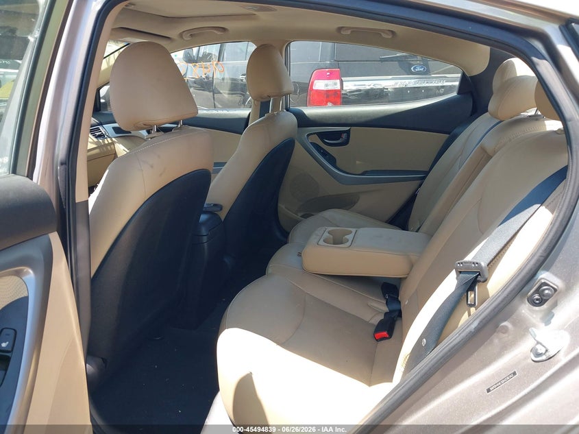 2013 Hyundai Elantra VIN 5NPDH4AE5DH236342 IAAI salvage auction — RIGHT FRONT, Salvage Certificate (California), sold $1,500 on 2026-07-31 (photo 8)