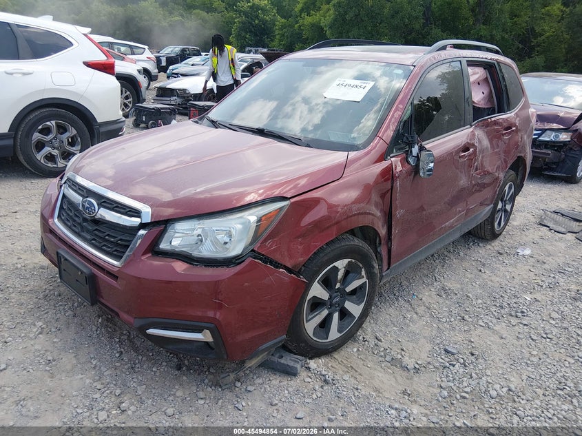 2017 Subaru Forester VIN JF2SJAGC9HH553935 IAAI salvage auction — SIDE, Salvage Title, sold $25 on 2026-07-23 (photo 2)