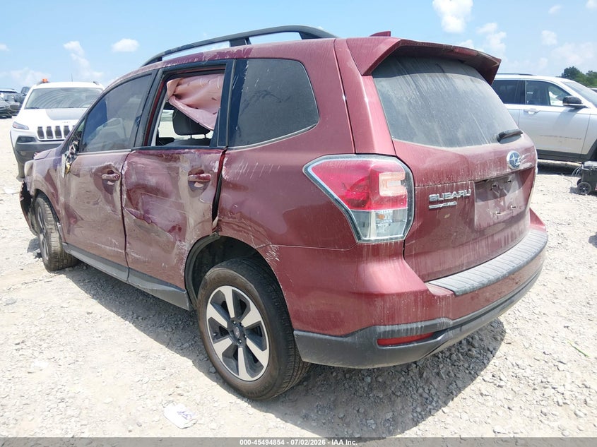 2017 Subaru Forester VIN JF2SJAGC9HH553935 IAAI salvage auction — SIDE, Salvage Title, sold $25 on 2026-07-23 (photo 3)